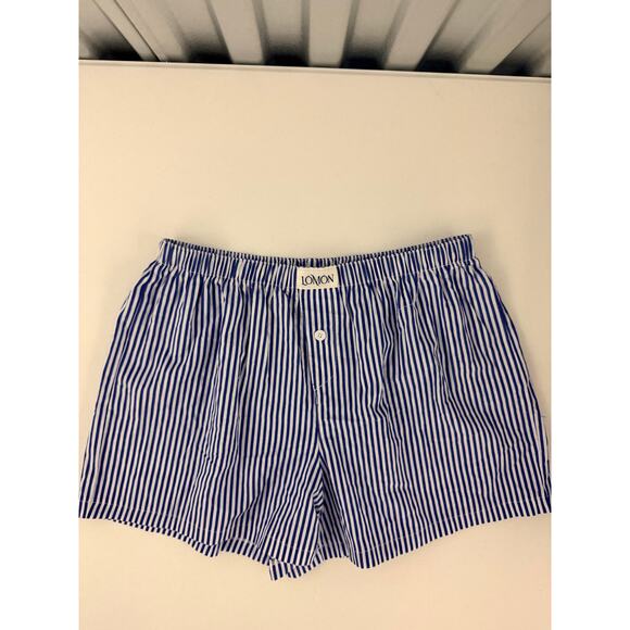 3 for $9 Lomon 100% Cotton Pajama Shorts NWT M - Picture 3 of 6